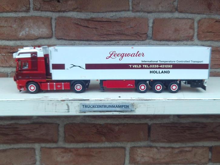 WSI  Daf  XF  105  Super  Space  Cab  van  Leegwater., Hobby en Vrije tijd, Modelauto's | 1:50, Nieuw, Bus of Vrachtwagen, Wsi