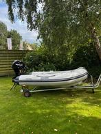 Talamex 270 alu + strandtrailer, Watersport en Boten, Aluminium, Zo goed als nieuw, Benzine, Minder dan 70 pk