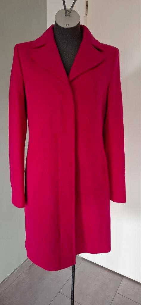 Benetton mantel wollen jas winterjas Roze maat 36  igs, Kleding | Dames, Jassen | Winter, Zo goed als nieuw, Maat 36 (S), Roze