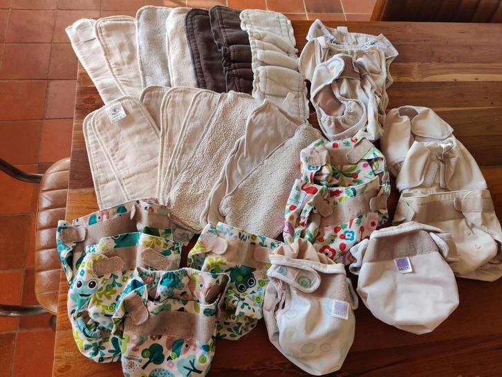 Pakket wasbare luiers Blumchen Popolini mio XS S 4 maanden, Kinderen en Baby's, Badjes en Verzorging, Gebruikt, Ophalen of Verzenden