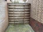 Schutting deel met deur ca 2.00x2.00m gebruikt met beslag, Tuin en Terras, Schuttingen, Ophalen, Minder dan 3 meter, Hout, 1 tot 2 meter