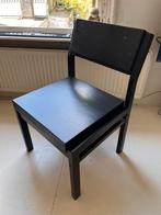 Set van 4 Pastoe Japanse serie Cees Braakman stoelen, Ophalen, Gebruikt, Zwart, Vintage