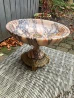 Marmeren schaal met vuurvergulde bronzen voet, Antiek en Kunst, Curiosa en Brocante, Ophalen