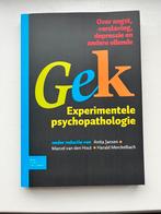 Zgan. Gek, experimentele psychopathologie, Boeken, Ophalen of Verzenden, Zo goed als nieuw, Klinische psychologie