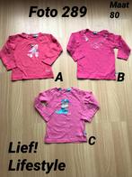 Lief maat 80 longsleeve meisje *foto 289*, Kinderen en Baby's, Babykleding | Maat 80, Ophalen of Verzenden, Zo goed als nieuw