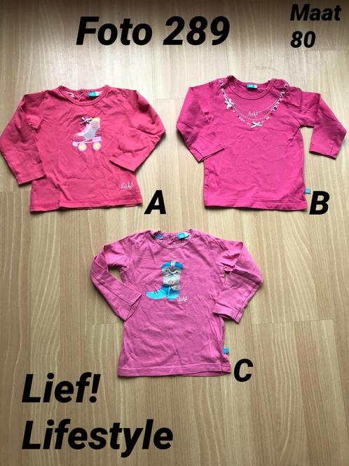 Lief maat 80 longsleeve meisje *foto 289*, Kinderen en Baby's, Babykleding | Maat 80, Zo goed als nieuw, Meisje, Shirtje of Longsleeve