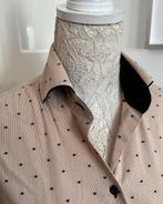 Cavallaro Napoli beige blouse maat 38 stretch, Ophalen of Verzenden, Zo goed als nieuw, Maat 38/40 (M), Beige