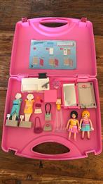 Playmobil losse onderdelen winkel in roze koffer mode, Ophalen of Verzenden, Gebruikt, Complete set