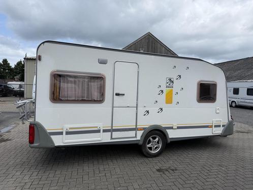 KNAUS SUDWIND 450 TF FRANSBED RONDZIT TOPSTAAT, Caravans en Kamperen, Caravans, Bedrijf, tot en met 4, 1000 - 1250 kg, Rondzit