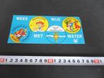 sticker strip Wees wijs met water XXZ486, Verzamelen, Stickers, Ophalen, Zo goed als nieuw, Bedrijf of Vereniging
