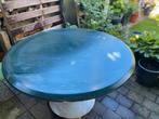 Tuintafel - Zeer degelijk, Tuin en Terras, Tuintafels, Ophalen, Zo goed als nieuw, Rond, Kunststof