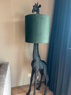 Unieke giraffe staande lamp, Huis en Inrichting, Lampen | Vloerlampen, Ophalen of Verzenden, Zo goed als nieuw, Stof, 150 tot 200 cm