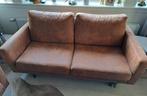 2x Bank 2,5 zits - Comfortabel en Stijlvol kleur cognac, Ophalen, Gebruikt, Driepersoons, 75 tot 100 cm