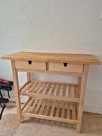 Keukentrolley Forhoja Ikea, Ophalen, Eikenhout, 50 tot 100 cm, Zo goed als nieuw