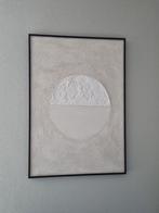 Mooi modern schilderij 70x100cm met zwarte lijst, Huis en Inrichting, Woonaccessoires | Lijsten, Ophalen, Zo goed als nieuw, Hout