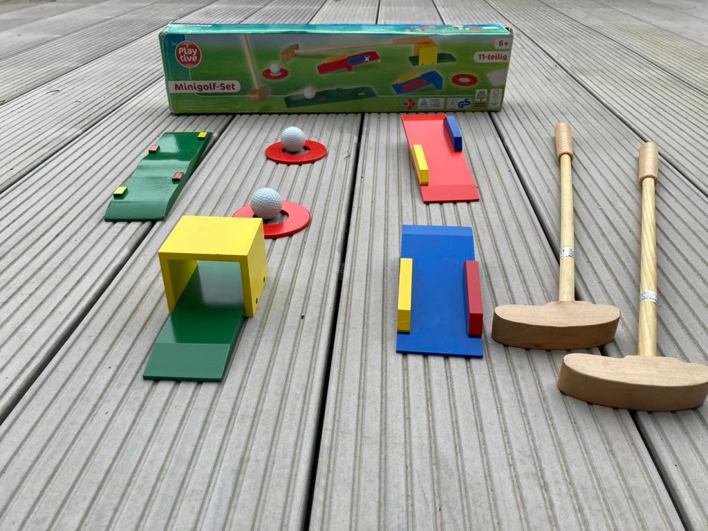 Mini Golfset in Goede Staat, Ophalen, Jongen of Meisje