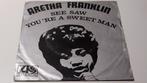 Soul single 1968 ARETHA FRANKLIN see saw / sweet man, Cd's en Dvd's, Vinyl Singles, R&B en Soul, 7 inch, Single, Verzenden