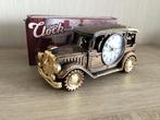 Nieuw met Doos wekker in de vorm van een oldtimer, Witgoed en Apparatuur, Wekkers, Ophalen of Verzenden, Nieuw, Analoog