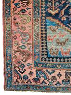 Handgeknoopt Perzisch antiek wol Shashevan tapijt 130x195cm, Gebruikt, 100 tot 150 cm, Ophalen of Verzenden, Persian Perzisch vintage oosters antiek hype
