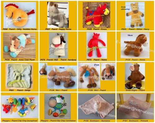Paard paardje Anna Club Plush V&D Hema Nici Evora Oilily ea, Kinderen en Baby's, Speelgoed | Knuffels en Pluche, Zo goed als nieuw
