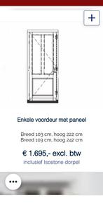 Voordeurkozijn met rooster, Doe-het-zelf en Verbouw, Deuren en Horren, 100 tot 120 cm, 215 cm of meer, Nieuw, Ophalen of Verzenden