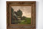 Pieter de Regt (1877-1960) - Landschap met boerderij, Antiek en Kunst, Kunst | Schilderijen | Klassiek, Ophalen