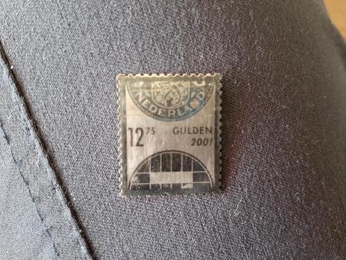 zilveren postzegel, 12.75 gulden,  ongebruikt, uit mapje 251, Postzegels en Munten, Postzegels | Nederland, Postfris, Na 1940