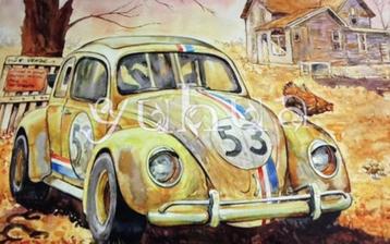 Diamond painting VW kever 30 x 40 Full beschikbaar voor biedingen