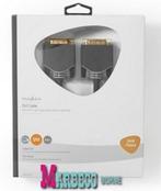 DVI-Kabel, DVI-D 24+1-pins male - male, 2 meter, Vernikkeld, Nedis, Nieuw, Info@marbeco.nl, Ophalen of Verzenden