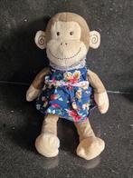 Schattige Knuffel Aap met Jurk, Ophalen of Verzenden, Zo goed als nieuw, Overige typen