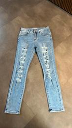 Lichtblauwe ripped skinny jeans – Miss Bon – maat 36, Kleding | Dames, Spijkerbroeken en Jeans, Ophalen, Blauw, ., Zo goed als nieuw