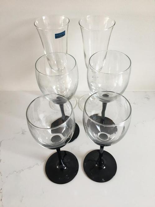 Luminarc set inclusief millennium glazen, Verzamelen, Glas en Borrelglaasjes, Zo goed als nieuw, Overige typen, Ophalen