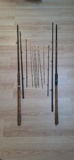 2x browning bob nudd feeder 11  - 13ft met 7 toppen, Ophalen of Verzenden, Werphengel