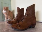 Bruine stoere suède cowboy veterlaarsjes Tony Mora maat 40, Bruin, Lage of Enkellaarzen, Ophalen of Verzenden, Zo goed als nieuw