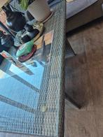 Tafel + 1 Stoel gratis, Ophalen of Verzenden, Gebruikt, Rechthoekig, Wicker