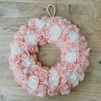 Krans met rozen/bloemen in roze afgeprijsd!, Ophalen of Verzenden, Nieuw