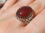 Vanoli 925 zilver ring voor heren carneool agaat maat 21, Vanoli, Amsterdam, Heer, Nieuw