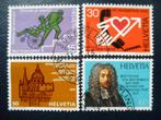 Postzegels Zwitserland 1975 gelegenheidzegels - cw € 2,00(2), Postzegels en Munten, Ophalen of Verzenden, Gestempeld
