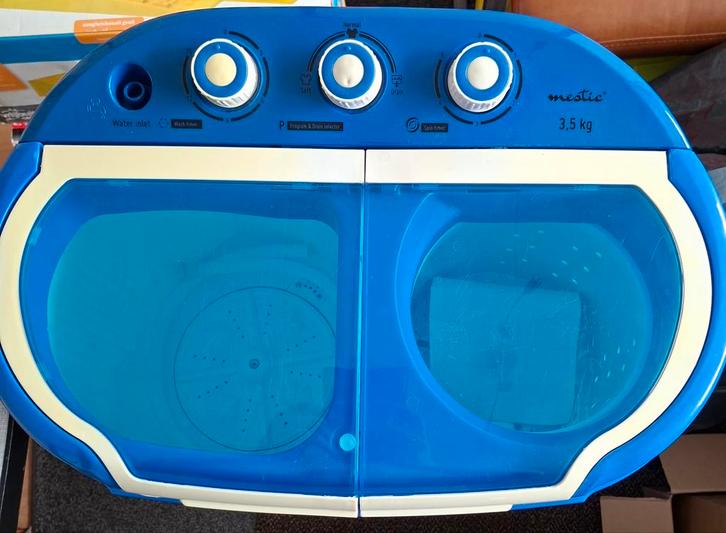 Nieuwe mini wasmachine - ideaal voor camping!, Witgoed en Apparatuur, Wasmachines, Nieuw, Bovenlader, Minder dan 4 kg, Ophalen of Verzenden