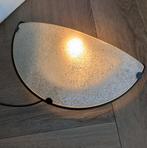 Retro postmodern glazen wandlamp lamp 1980s, Ophalen of Verzenden