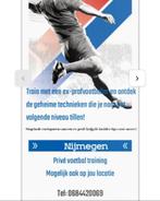 Privé voetbal training, Sport en Fitness, Voetbal, Ophalen of Verzenden, Zo goed als nieuw, Bal