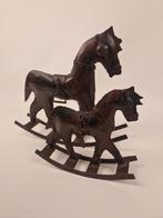 Vintage Metalen Schommelpaard Set, Antiek en Kunst, Ophalen of Verzenden