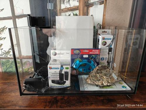 Compleet aquarium in nieuwstaat, Dieren en Toebehoren, Vissen | Aquaria en Toebehoren, Zo goed als nieuw, Leeg aquarium, Ophalen