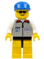 LEGO Minifig Poppetje Classic Town Coast Guard res001, Ophalen of Verzenden, Zo goed als nieuw, Lego