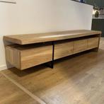 Eiken tv meubel 'Mint', 150 tot 200 cm, Eikenhout, Ophalen of Verzenden, Minder dan 100 cm