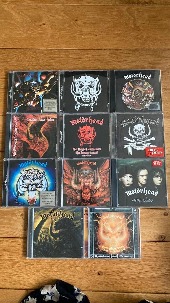 Motörhead verzameling, Cd's en Dvd's, Cd's | Hardrock en Metal, Gebruikt, Ophalen