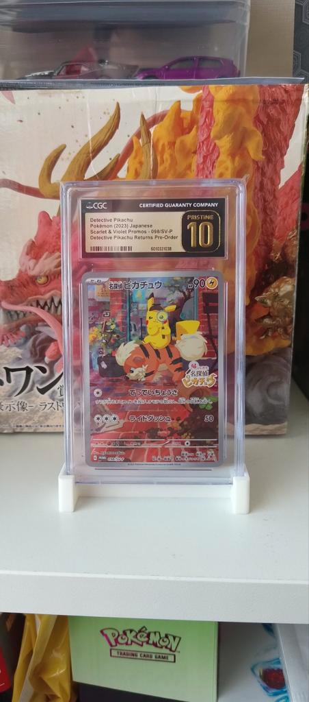 Detective Pikachu CGG pristine 10! Te koop, Hobby en Vrije tijd, Verzamelkaartspellen | Pokémon, Nieuw, Losse kaart, Ophalen of Verzenden
