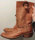 Lea Foscati Italy Cowboy laarzen 37 Cognac, Kleding | Dames, Schoenen, Hoge laarzen, Bruin, Verzenden, Lea Foscati