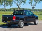 VOLKSWAGEN AMAROK 2.0 TDI dubbel cabine 4x4 ac, Auto's, Volkswagen, Euro 5, Gebruikt, Zwart, SUV of Terreinwagen