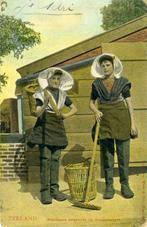 Zeeland. Boerinnen op mosselvangst. 1907, Zeeland, Gelopen, Voor 1920, Verzenden